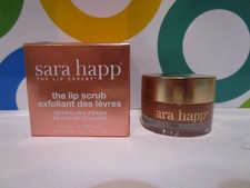 SARA HAPP  THE LIP SCRUB  SPARKLING PEACH  0.5 OZ