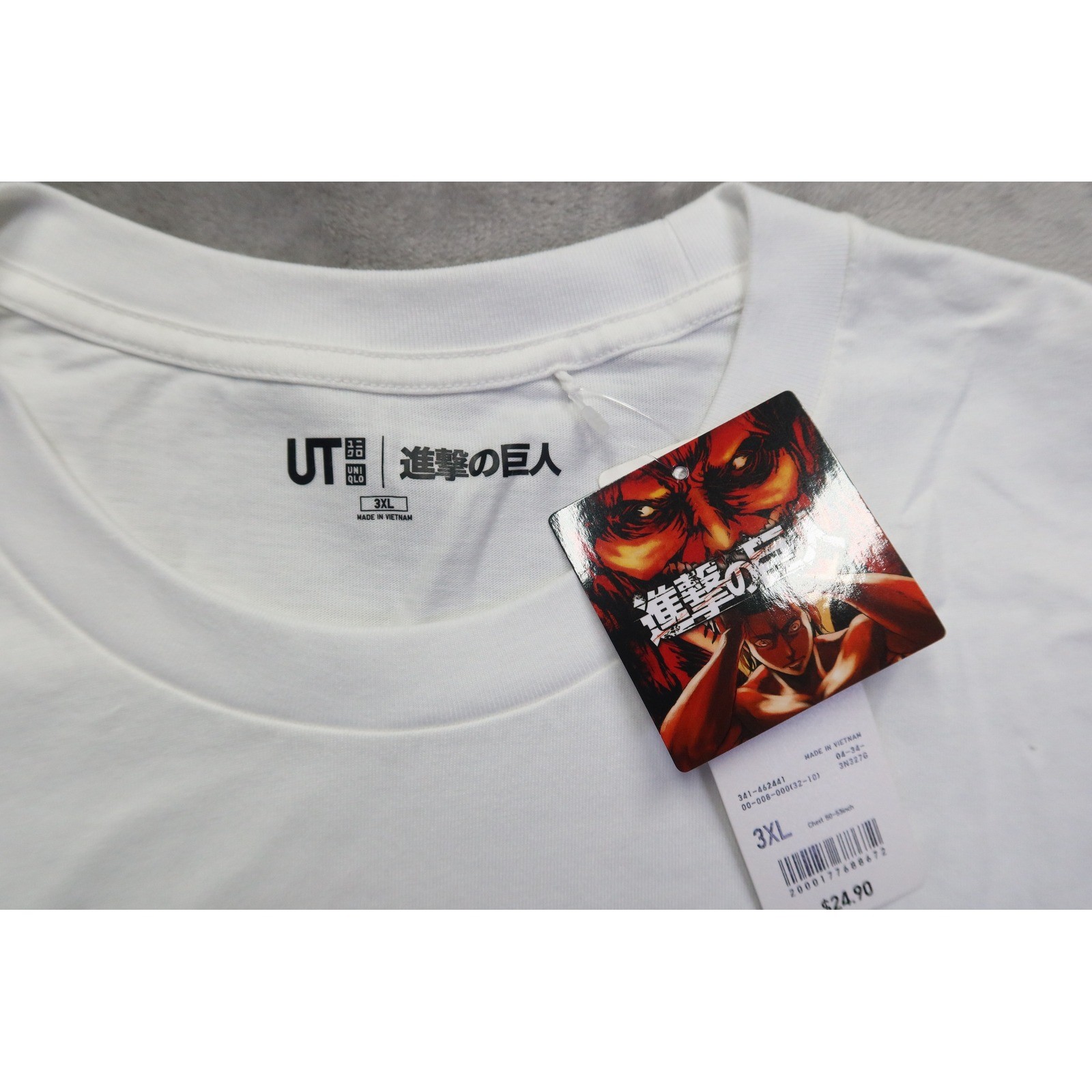 Attack on Titan Graphic Uniqlo UT T-Shirt Sz 3XL Captain Levi New NWT thumbnail 4