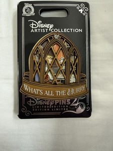 Disney Artist Collection 101 Dalmatians "What's All The Hurry" Window LE Pin