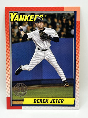 2025 Topps Series 1 - Derek Jeter NY Yankees - 1990 Topps 35th