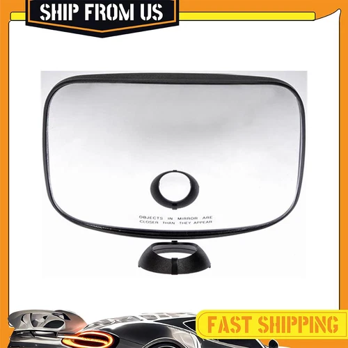 Dorman Hood Mirror Glass Convex Driver Left LH For Freightliner Cascadia