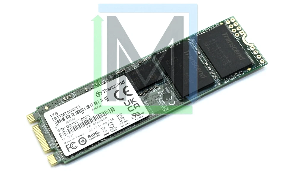 MTS952T2 TS1TMTS952T2 TRANSCEND 1TB M.2 2280 3D NAND FLASH SATA SSD - 2pcs - Image 2 of 4