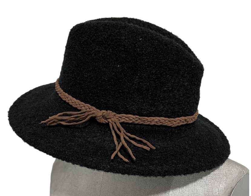 ADORA Black Hat with Studded Band ADORA | Flora | Women main image 3