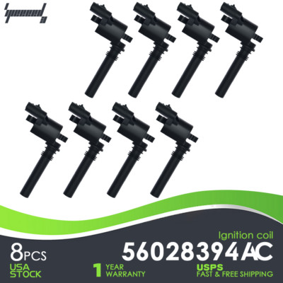 8pcs Ignition Coils 56028394AC For Chrysler 300 Dodge Ram Magnum Jeep 5.7L