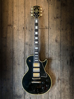 1958 GIBSON LES PAUL 3 x PAF PICKUPs CUSTOM IN EBONY FINISH