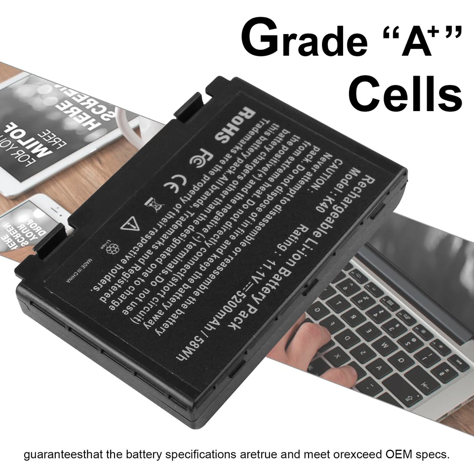 Notebook Akku für ASUS X5DAB X5DC X5DID X5DIE X5DIJ X5DIN X5DAD K60I K61IC-A1 DE - Bild 4 von 4