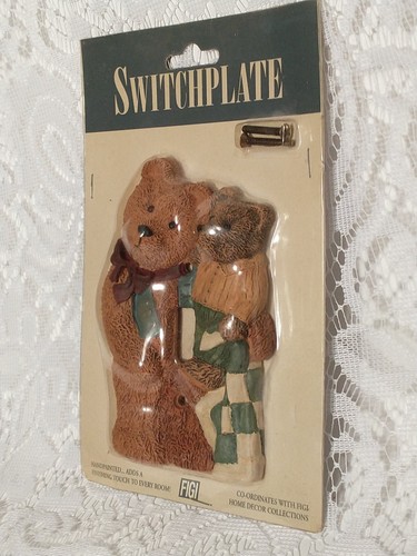 Figi Home Decor Collections Teddy Bears Switchplate Home Decor tblcw1 - Picture 7 of 12