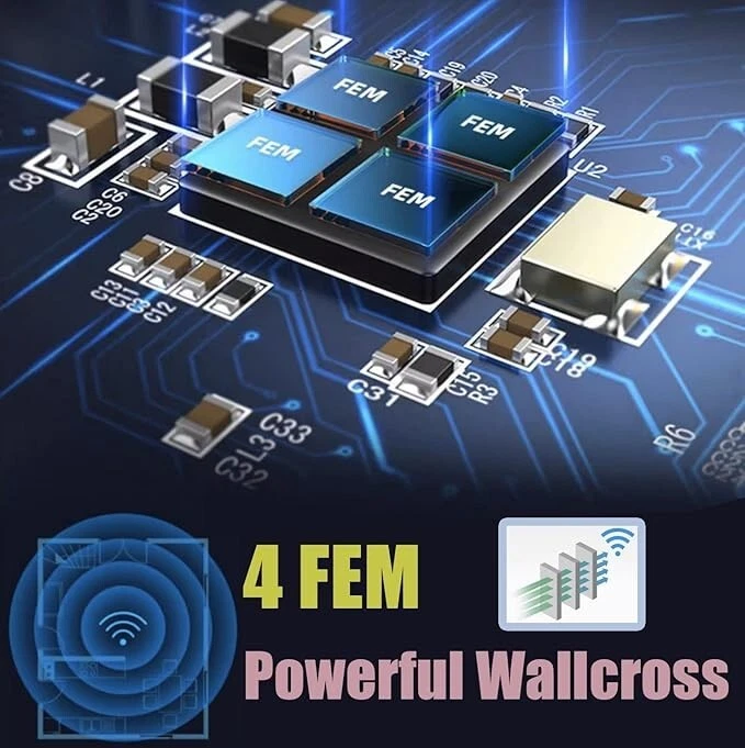 OpenWRT 2.5G RJ45 Dual Band Mesh WiFi Router 6 AX3000 App Freebox Livebox - Image 4 of 4