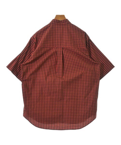 BALENCIAGA Casual Shirt RedxBlack(Check Pattern) 36(Approx BALENCIAGA Casual Shirt RedxBlack(Check Pattern) 36(Approx