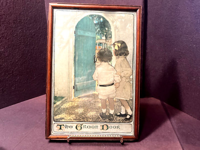 Antique Jessie Wilcox Smith ''The Green Door'' Chromotype Print