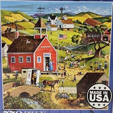 Ceaco Made in America 550 Piece Jigsaw Puzzle 2007 20x20 Square Special Delivery