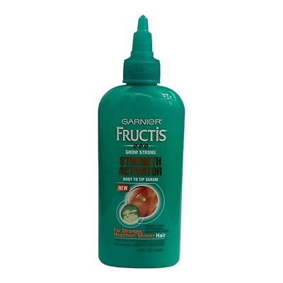 Garnier Fructis Grow Strong Strength Activator Root to Tip Serum 4 oz Shine RARE
