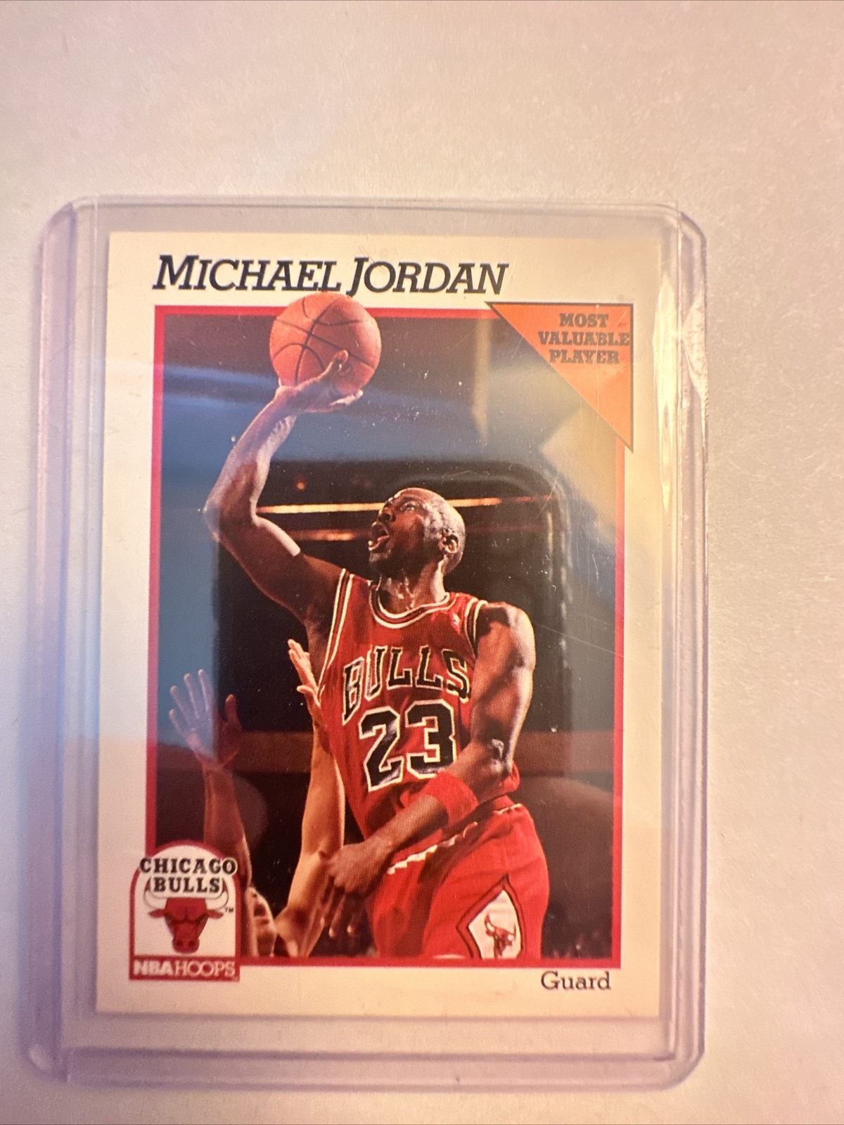 1991 NBA Hoops Micheal Jordan Most valuable player card 30 eBay