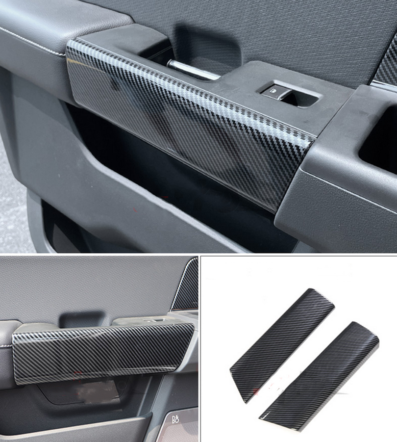 ABS Carbon Fiber Inner Rear Door Armrest Cover Trim For Ford F150 F150 2122 eBay