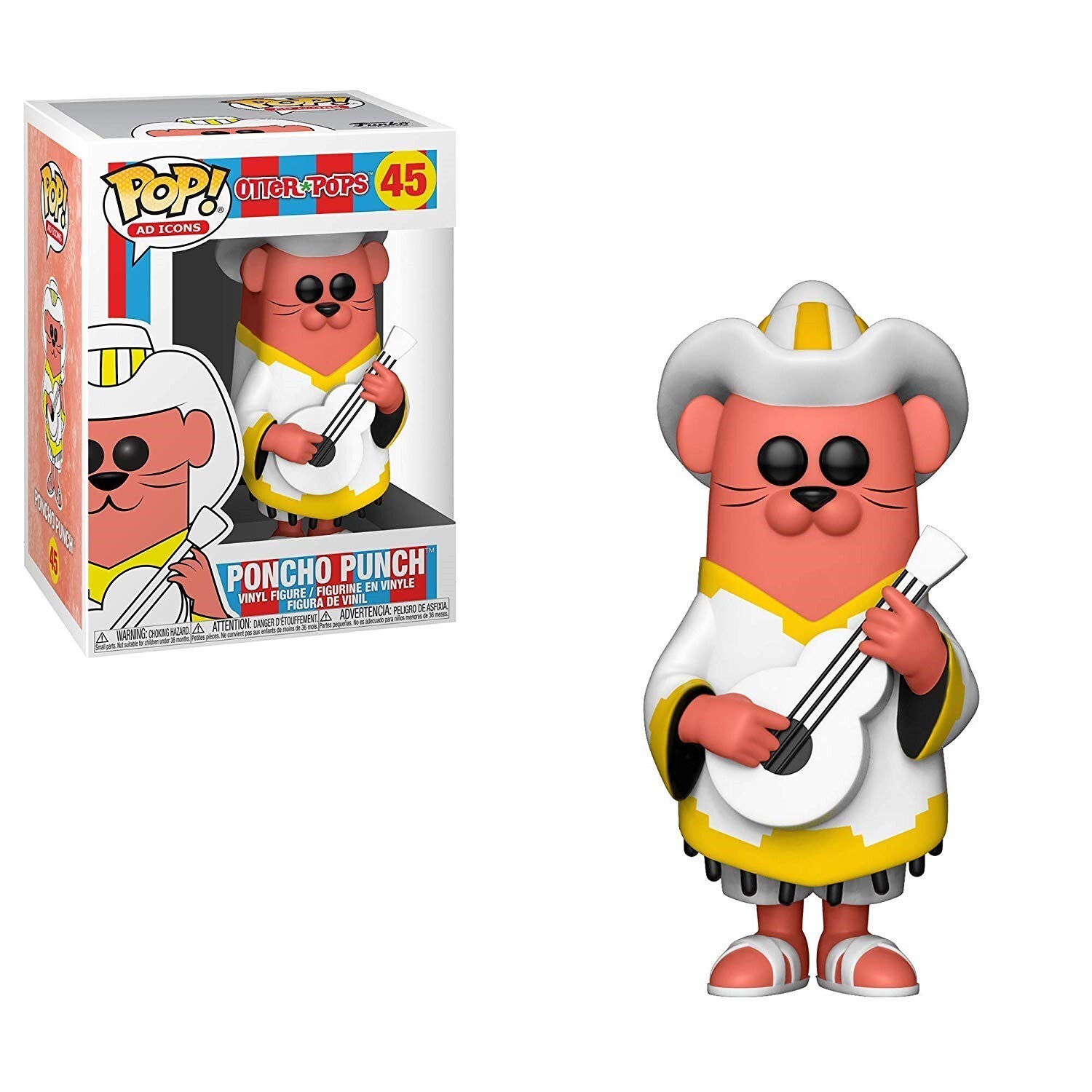 Funko Pop Ad Icons Otter Pops Poncho Punch W/ Box Damage