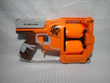 Nerf Zombie Strike Flipfury Dart Gun Blaster Double Barrel