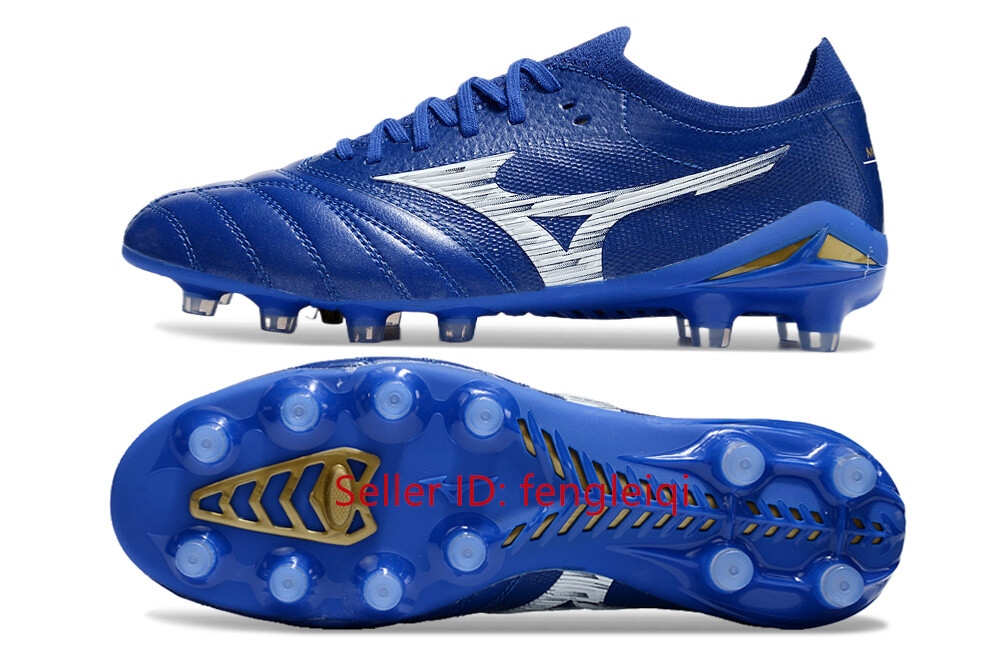 美津浓 Morelia Neo4 IV Beta MD JP 激光蓝色男式足球鞋足球鞋