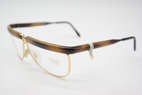Vintage Brille Gianfranco Ferre GFF 30 Braun Gold Oval Brillengestell eyeglasses - Bild 3 von 6