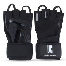 Fit Active Sports Weight Lifting Workout Gloves With Wrist Wrap For Gym Training