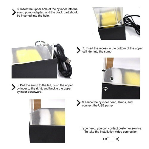 1L Mini Aquarium Komplett set Dekoration mit LED Beleuchtung Pumpe & Filter - Bild 8 von 24