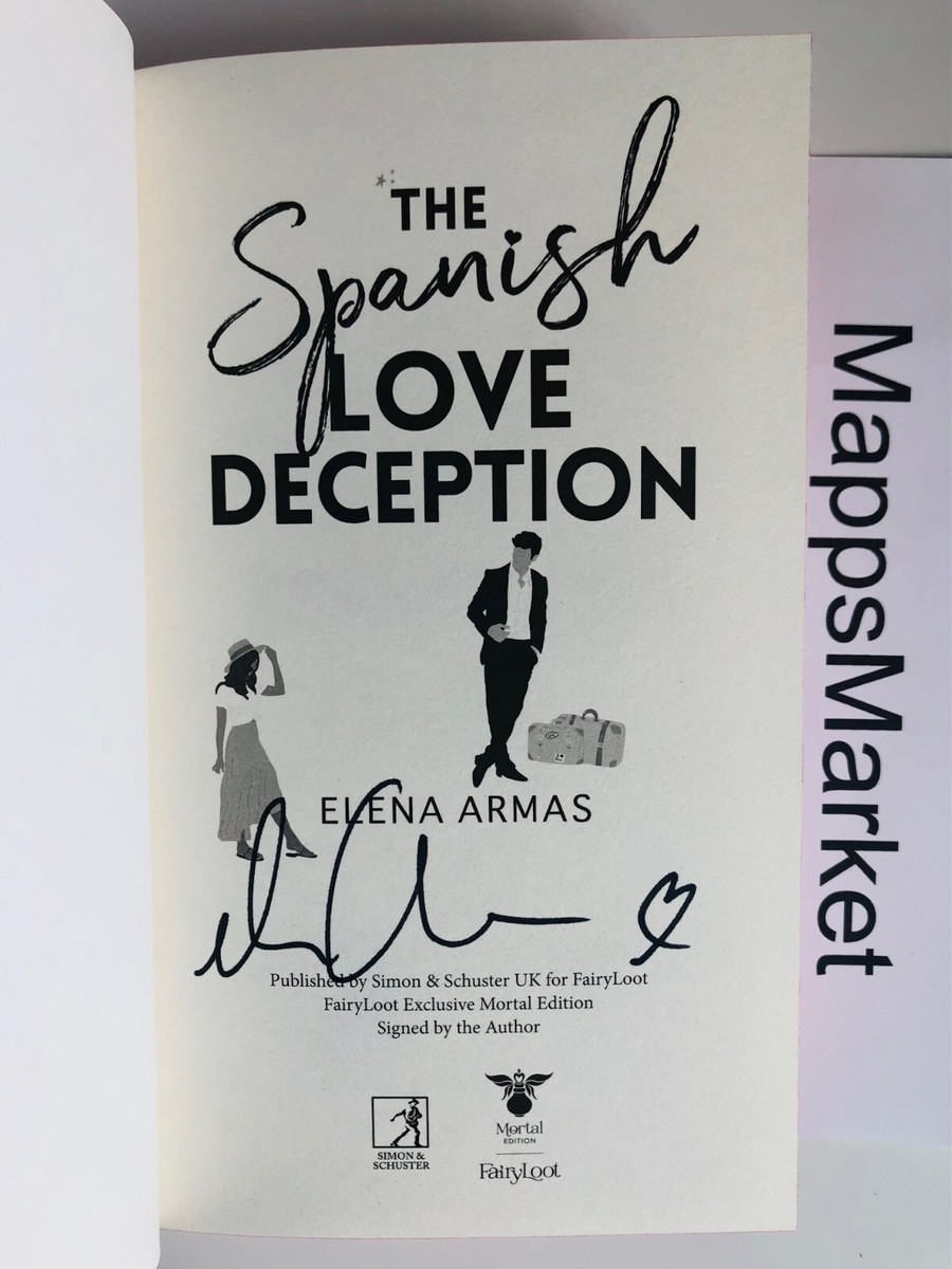 SIGNED The Spanish Love Deception by Elena Armas FAIRYLOOT