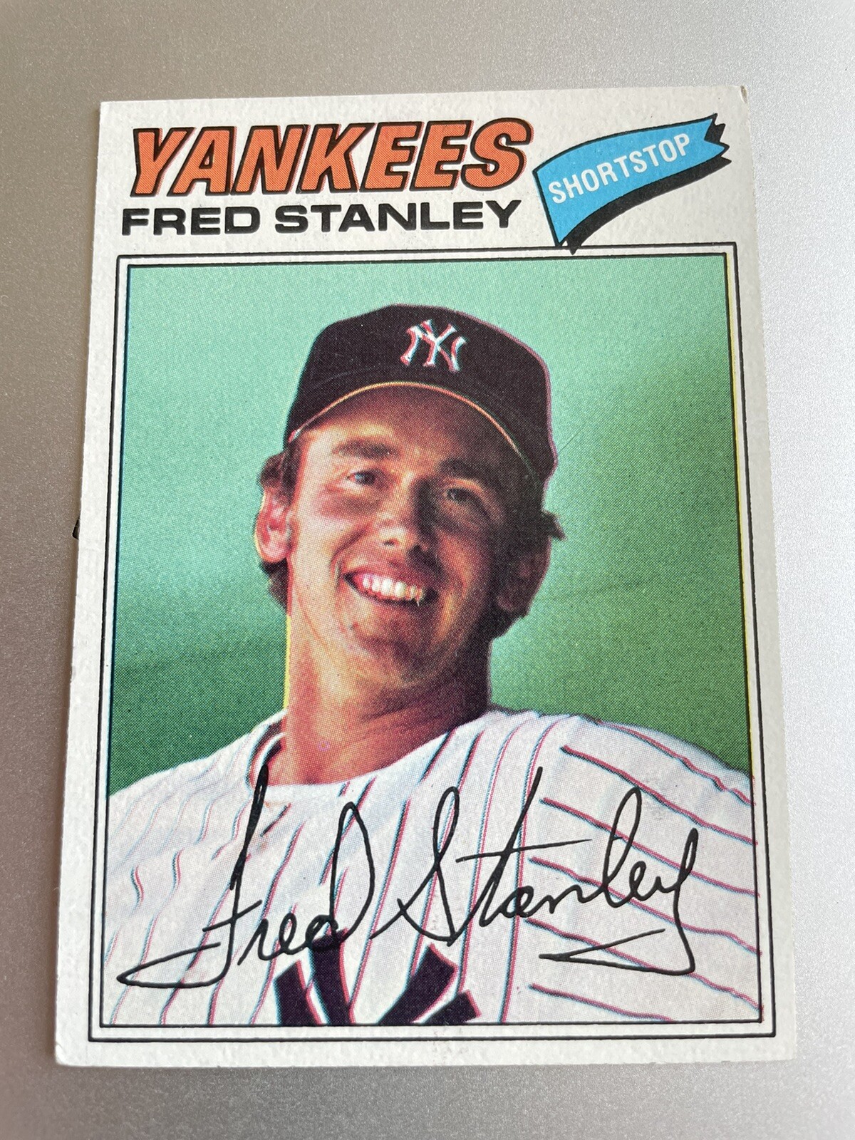 1977 Topps Burger King New York Yankees #16 Fred Stanley