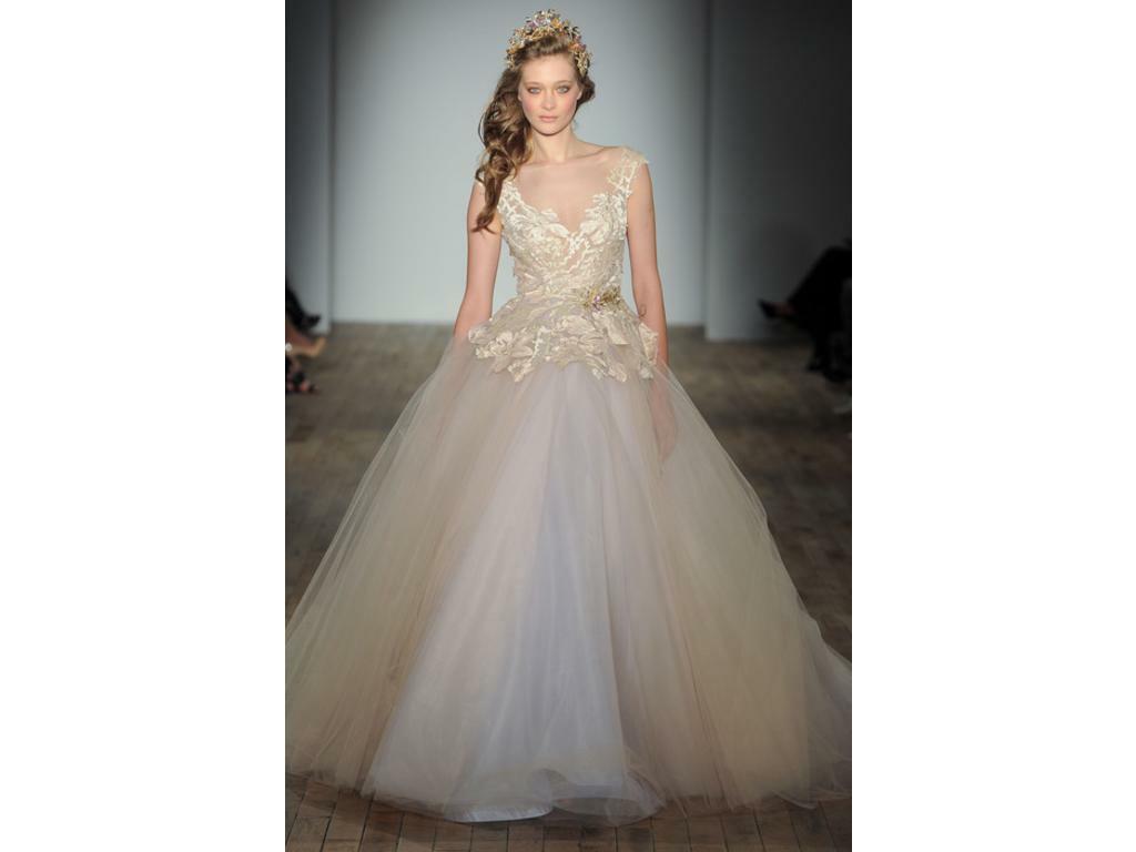 lazaro gold wedding dress Lazaro Bridal | Bloom Wedding Dress
