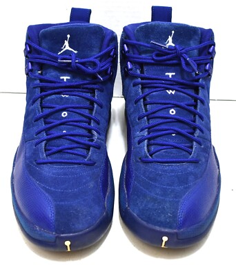 Nike Air Jordan 12 Retro Deep Royal Blue Mens Size Sneakers