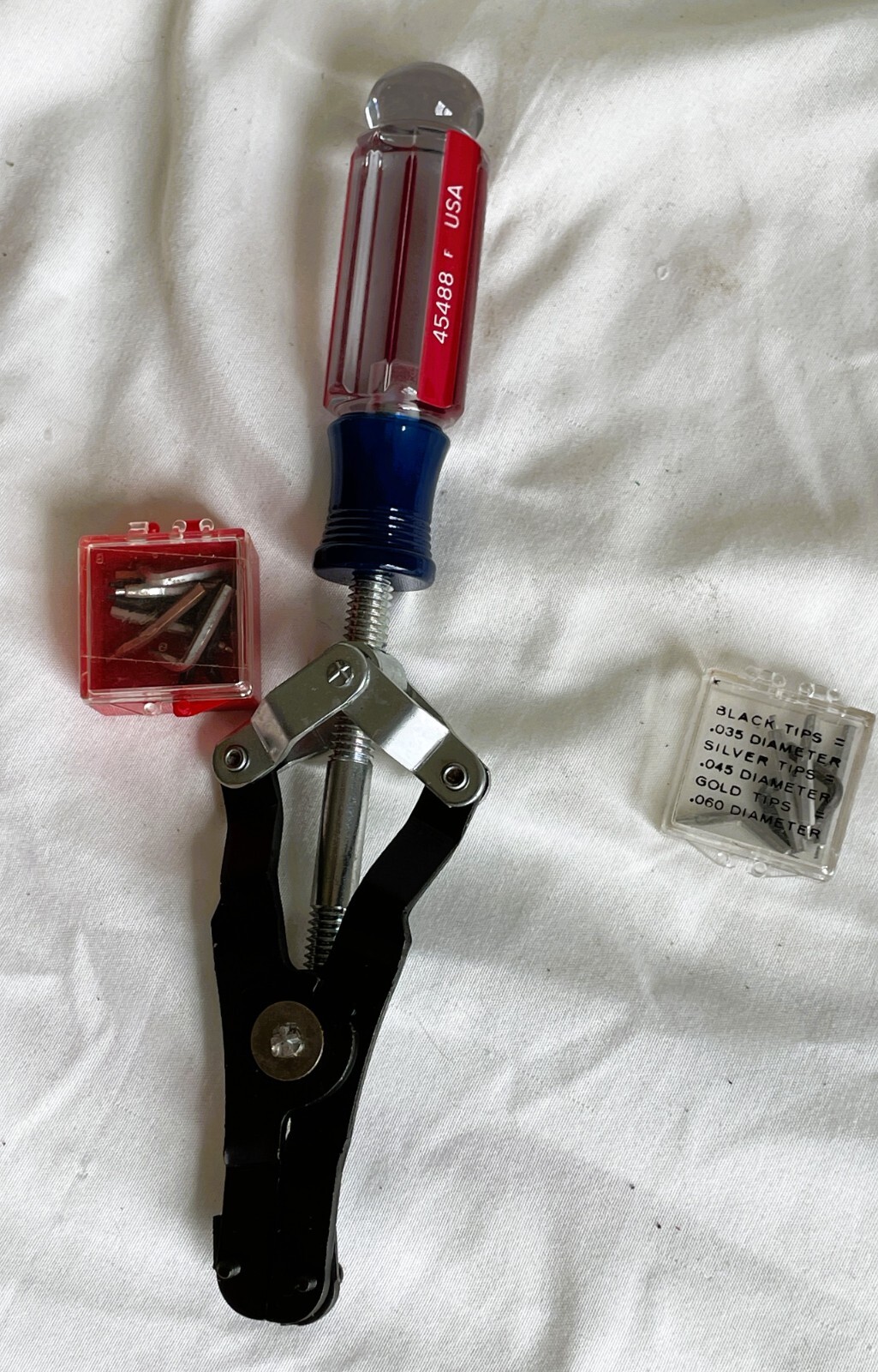 Vintage Craftsman Snap Ring Pliers 45488 Made In USA Assorted Tips eBay