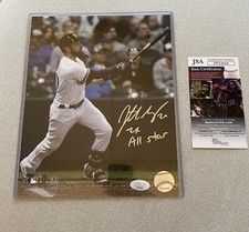 Jonathan Lucroy Brewers Signed 8x10 Photo Proof Autograph 2x All Star JSA