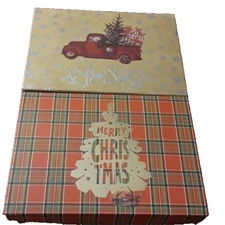 Christmas Gift Card Holder Boxes (Set of 2) NEW
