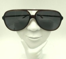 Vintage Mirori Luxottica 3007 8013 Brown Aviator Sunglasses FRAMES ONLY