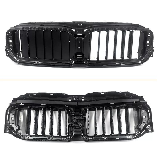 Obturador de aire de rejilla frontal negro brillante 51119498612 para BMW G30 LCI 2021+UP - Imagen 3 de 10