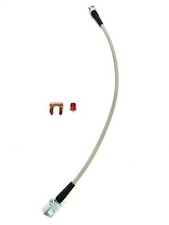 The Stop Shop Universal Rear Braided Ss Brake Hose 19 Long With Mouting Block The Stop Shop Universal Rear Braided Ss Brake Hose 19 Long With Mouting Block