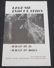 Vintage Booklet 1959 Agriculture Bulletin No. 2003 Legume Inoculation