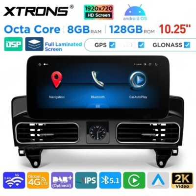 10,2'' Android 13 Autoradio 8+128G GPS Navi für MERCEDES-BENZ W166/X166 ML/GL
