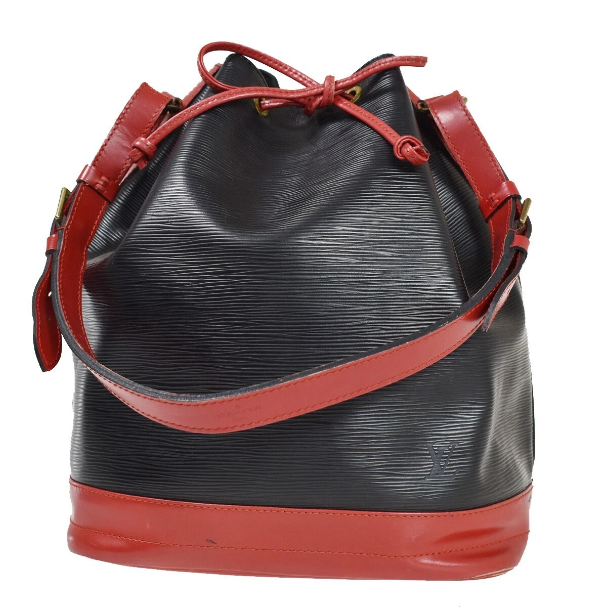 LOUIS VUITTON Bicolor Noe GM Drawstring Shoulder Bag Epi Leather