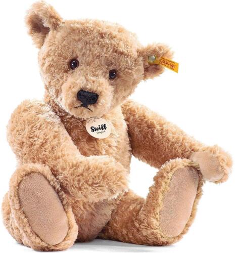 Official Steiff Elmar Golden Brown Teddy Bear Soft Toy - Afbeelding 1 van 8