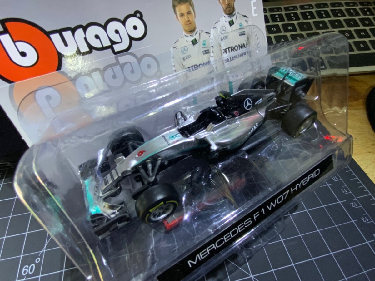 Burago Mercedes Benz F1 W07 # 6 Hybrid 1/43 | eBay