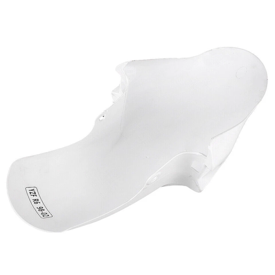 Carenado de guardabarros delantero sin pintar blanco ABS apto para Yamaha YZF R6 1998-2002 Foto 4 de 4