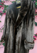 $12k Maximilian Luxury Mink Fur Coat 52” Blackglama Sweep 152”shawl Collar Appr