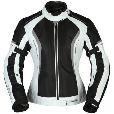 Modeka KHAO AIR LADY Damen 2in1 Sommerjacke aus Textil - schwarz hellgrau