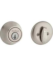 Kwikset Single Cylinder Deadbolt Lock Smartkey Security Satin Nickle 96600-750