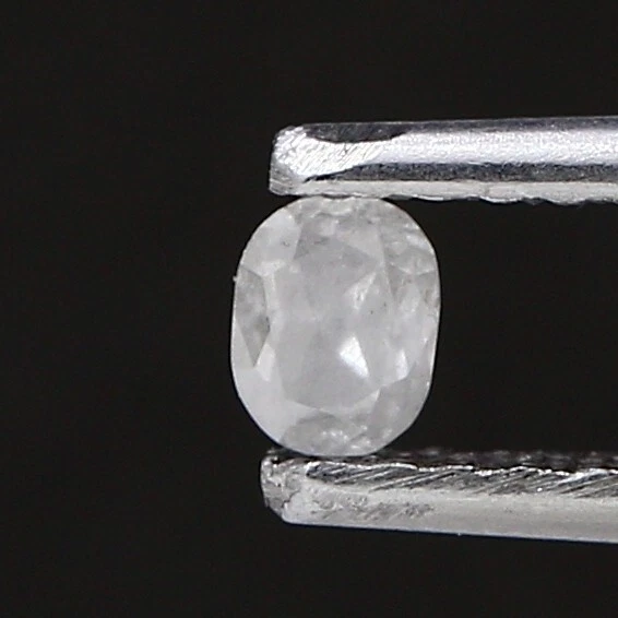 NATURAL LOOSE DIAMOND 0.11CT WHITE G/H COLOR OVAL SHAPE ROSECUT FOR MOTHER GIFT - Image 3 of 4