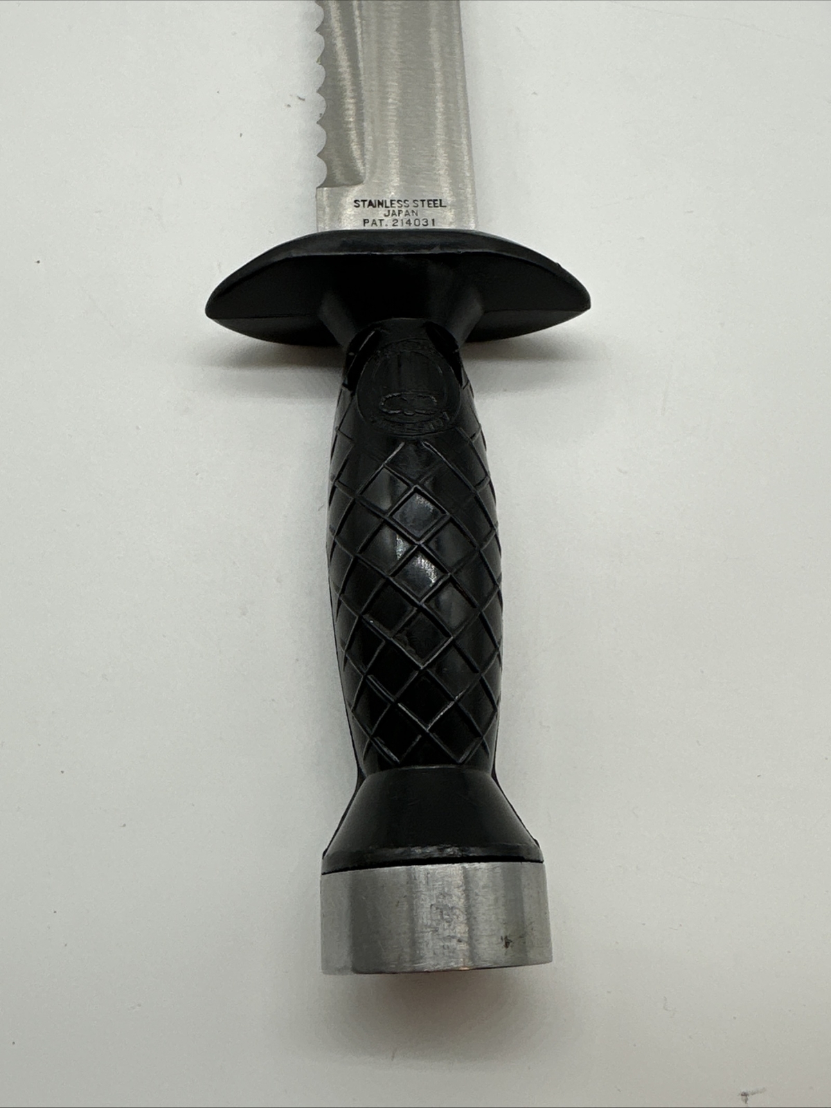 Vintage US Divers Aqua Lung Stainless Steel SCUBA Dive Knife & Sheath JAPAN