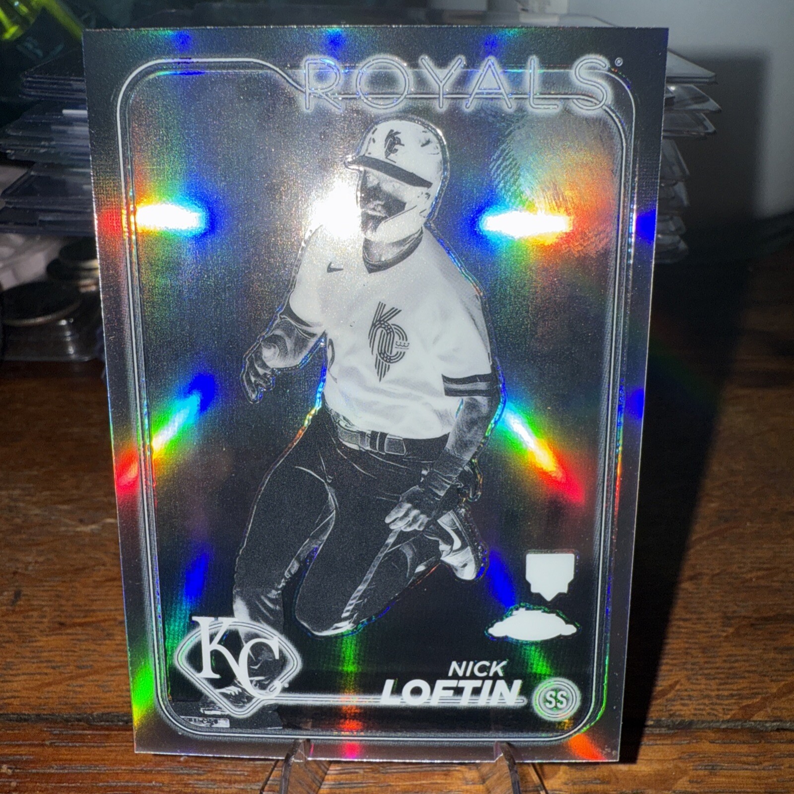 2024 Topps Chrome - Negative Refractor #183 Nick Loftin (RC)