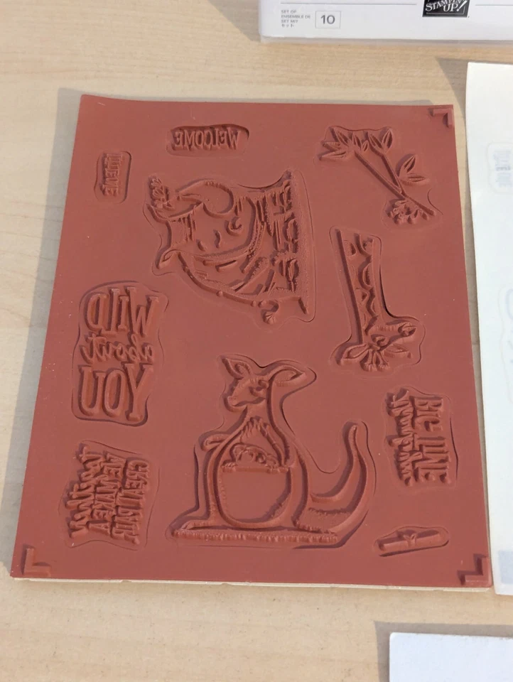 Stampin' Up! Animal Outing 10 Stamps + Animal Friends Thinlits Dies - Great Cond - Image 4 of 4