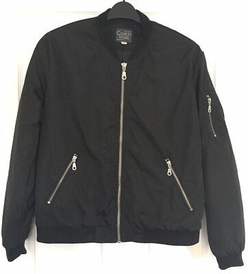 CODE TO DRESS Retro Bomber Jacket Medium 42  Chest Insulated Soft Shell Unisex