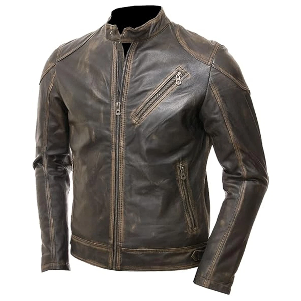 Burberry Prorsum Leather Jacket In Men's Coats & Jackets for sale