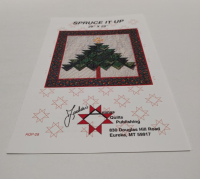 Animas Spruce it up Christmas tree 3D Quilt Pattern 29  3-D 3 Dimension